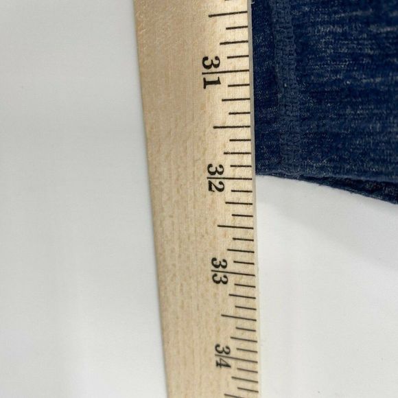 Athleta Low Rise Athletic Leggings Size XS Tall Compressive Workout Heather Blue - Picture 10 of 10